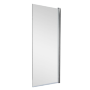 Square Bathscreen 800 x 1400mm Chrome