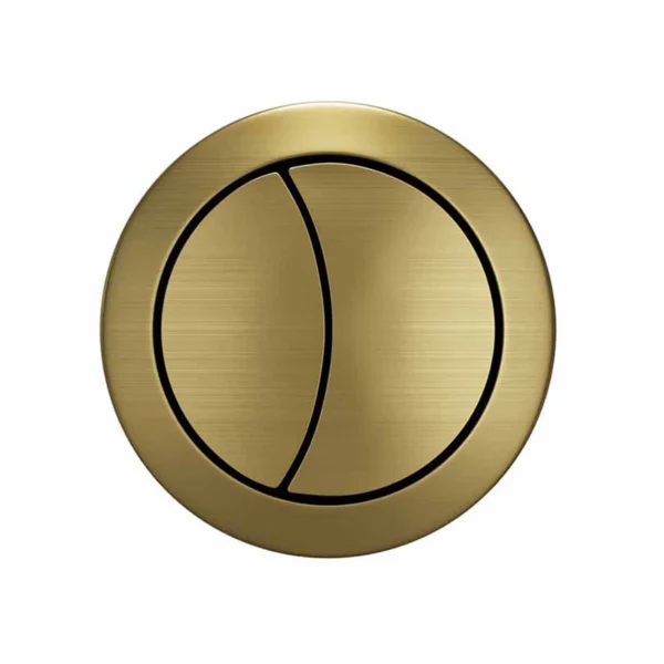 Emporio Bathrooms - Cistern flush button Brushed Brass - 1