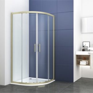 Arley Ralus 6 800mm Quad Enclosure Brushed Brass