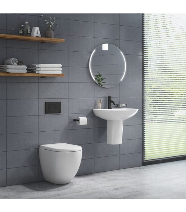Stella Toilet Roll Holder Black - Image 3