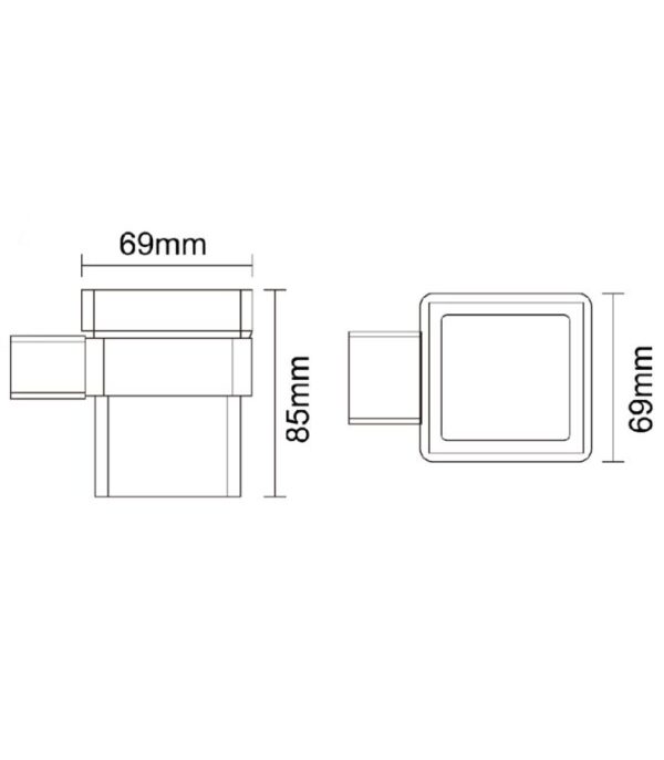 Stella Tumbler & holder Black - Image 3