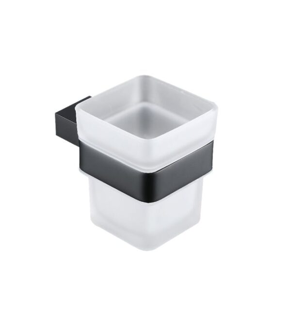Stella Tumbler & holder Black